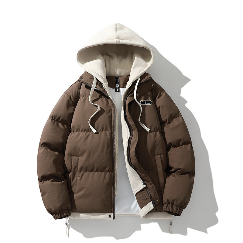 Herren Winterjacke Pufferjacke Abnehmbar Innenfutter Warm