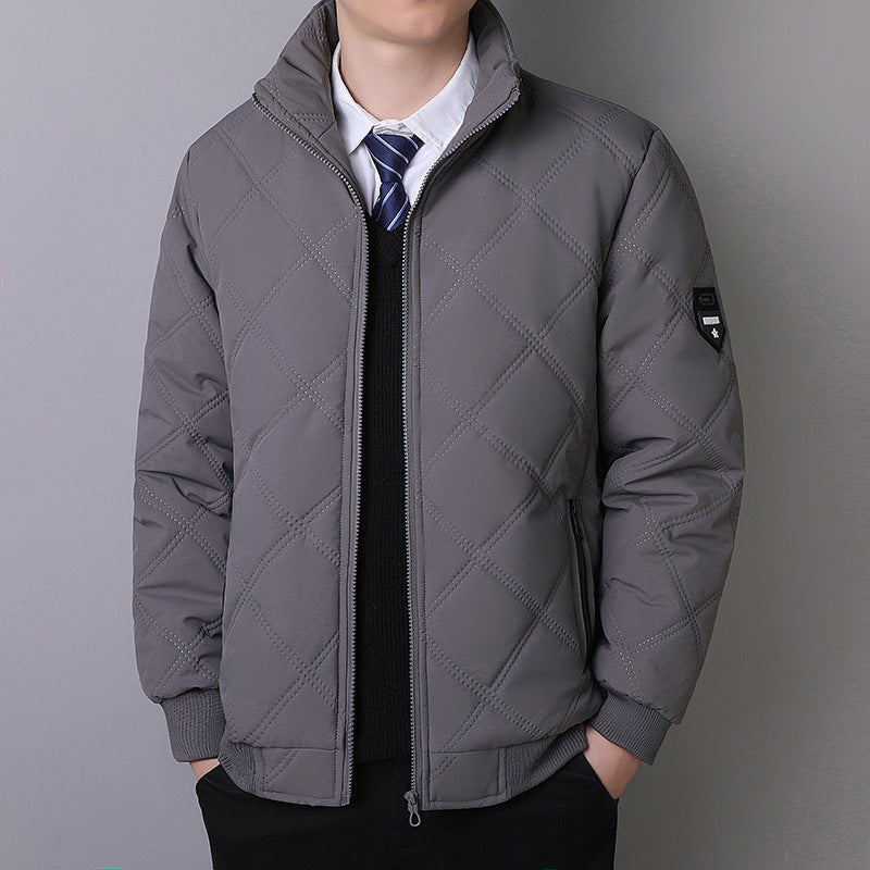 Reißverschluss Steppjacke Damen Elegant Business