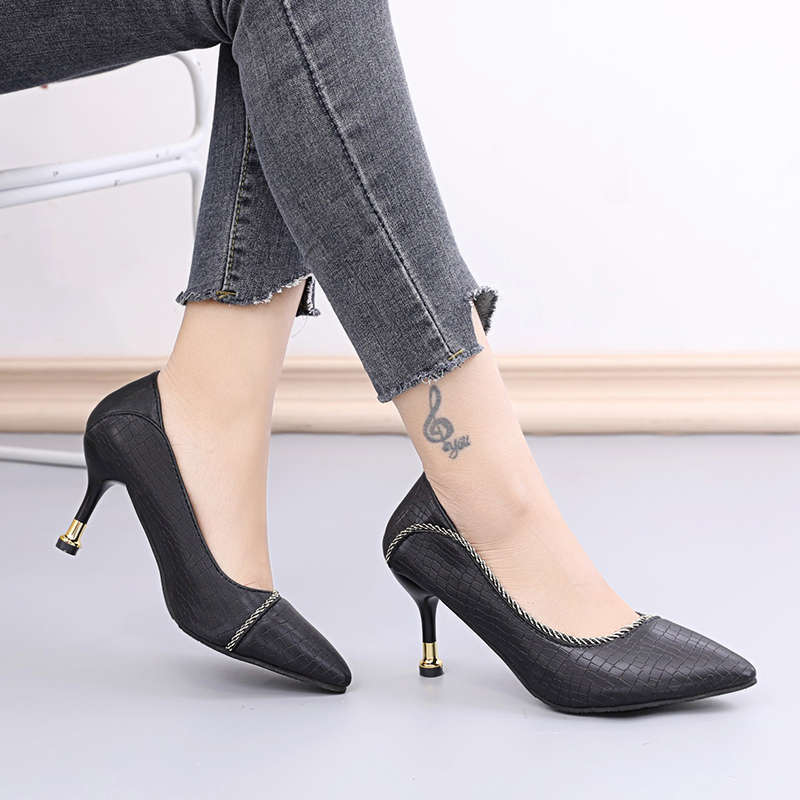 Damen Ballerinas Elegante Schuhe mit Wellenrand