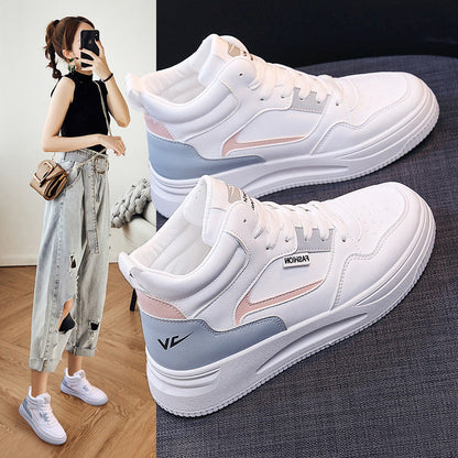 Damen Sneaker Sportlich High Top mit weicher Innensohle - BerlinGlamour