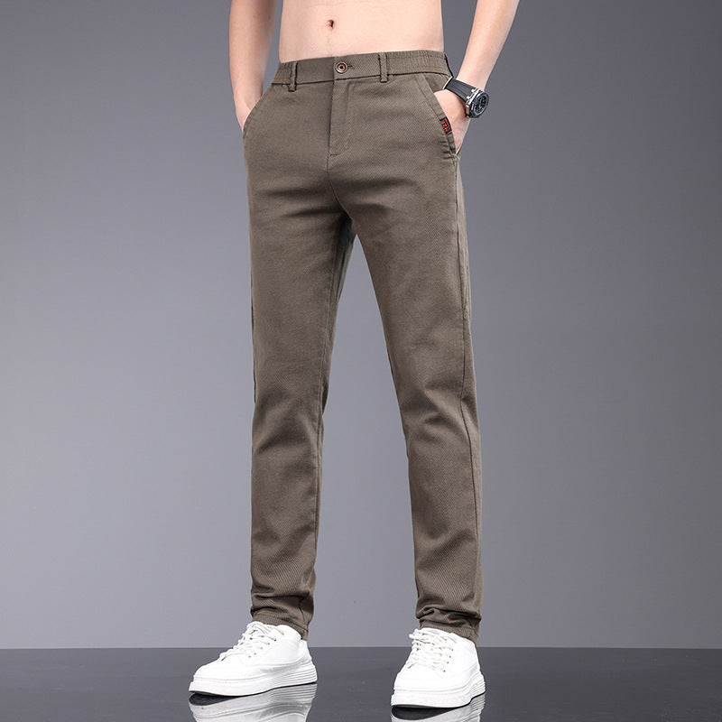 Herren Chino Hose Elastisch Stretch