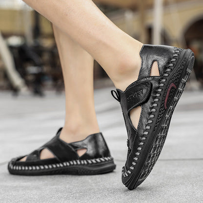 Herren Sandalen Atmungsaktiv Komfort Schnellschnürsystem