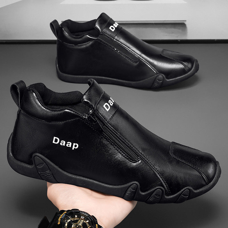 Damen Sneaker Modisch mit Reißverschluss Praktisch - BerlinGlamour