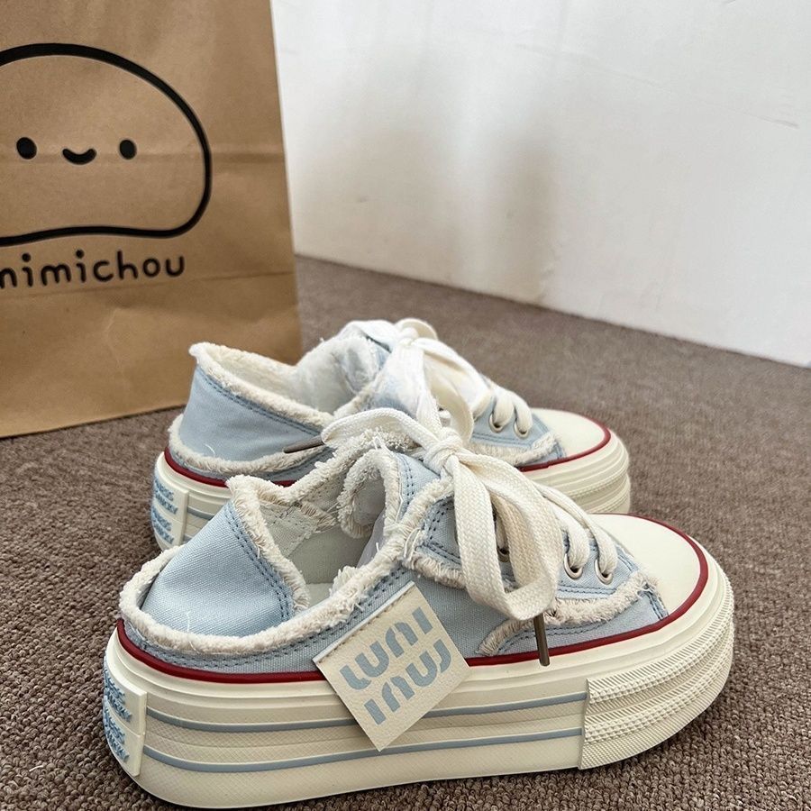 Damen Sneaker Sportschuh Flauschig Trendig Blocksole - BerlinGlamour