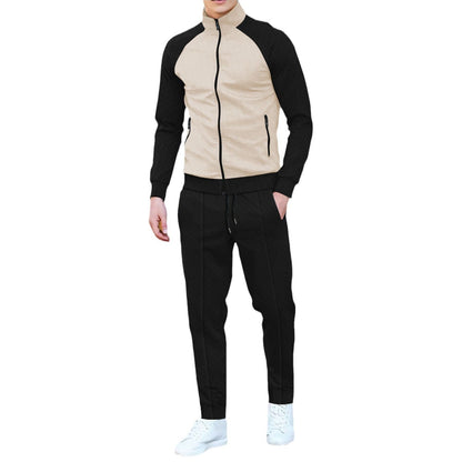 Herren Sportanzug Modern Style Schwarz