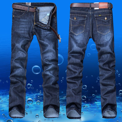 Herren Jeans Slim Fit Elastisch Komfortabel