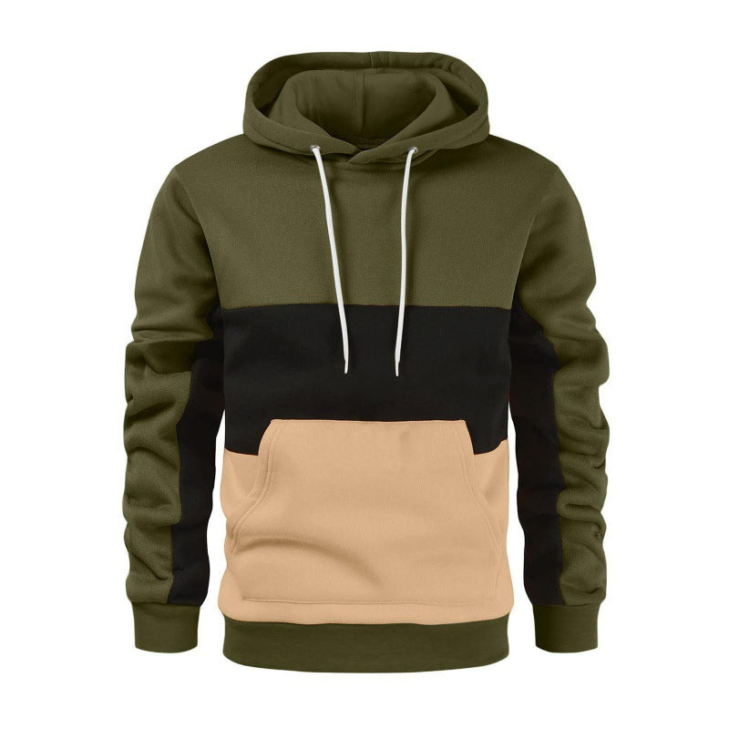 Herren Sportpullover Kapuzenpulli Farbblock Design Modern