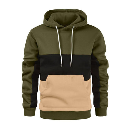 Herren Sportpullover Kapuzenpulli Farbblock Design Modern