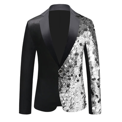 Eleganter Herren Blazer mit Pailletten Modern