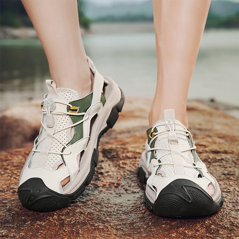 Herren Wasserschuhe Sportlich Schnellschnürer Sommer
