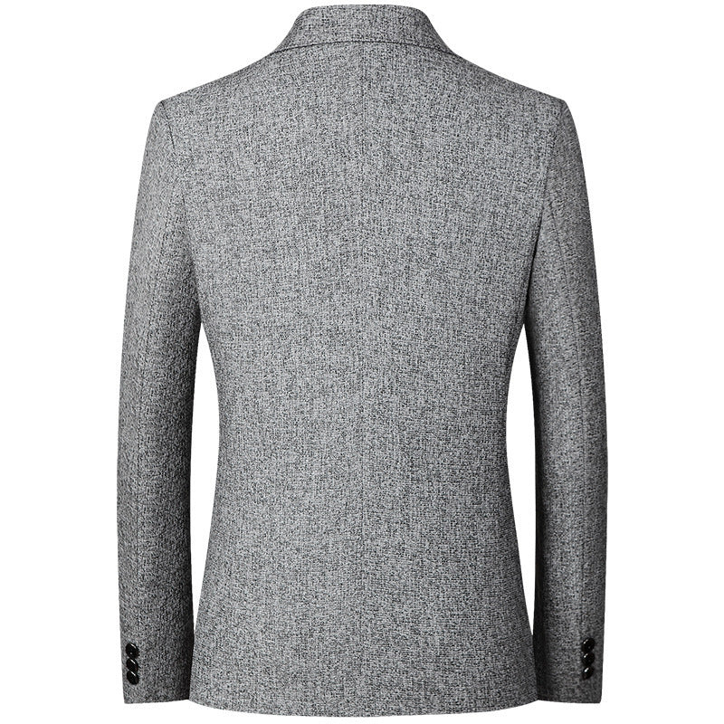 Herren Blazer Elegant Strukturstoff Modern