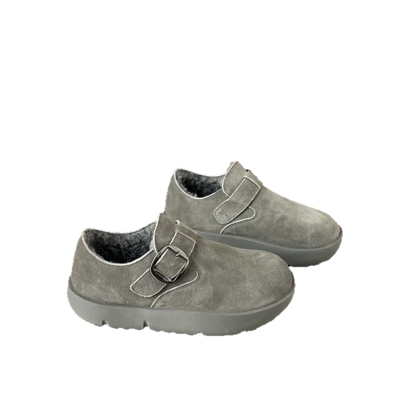 Damen Clogs Weich Bequem mit Schnallenverschluss Modisch