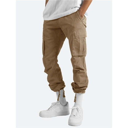 Herren Cargo-Hose Bequem Vielfach Taschen Relaxed Fit