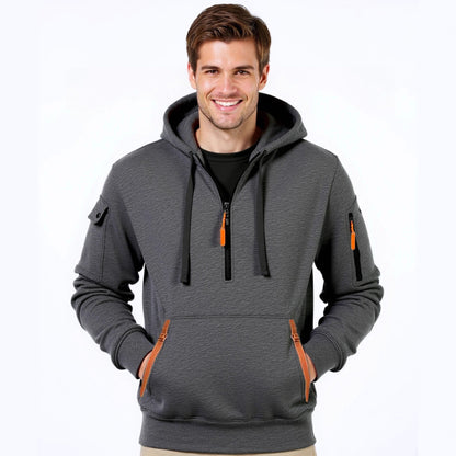 Herren Kapuzenpullover Modern mit Taschen