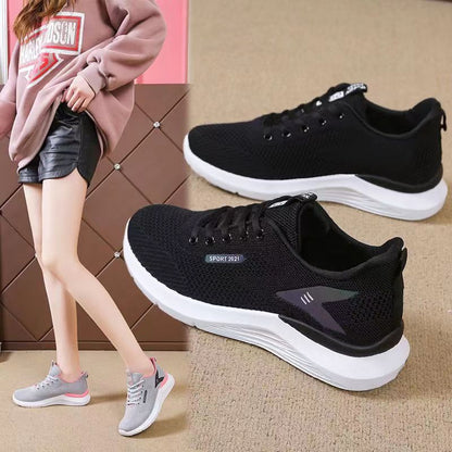 Damen Sneaker Atmungsaktiv Freizeitschuh mit Flexibler Sohle