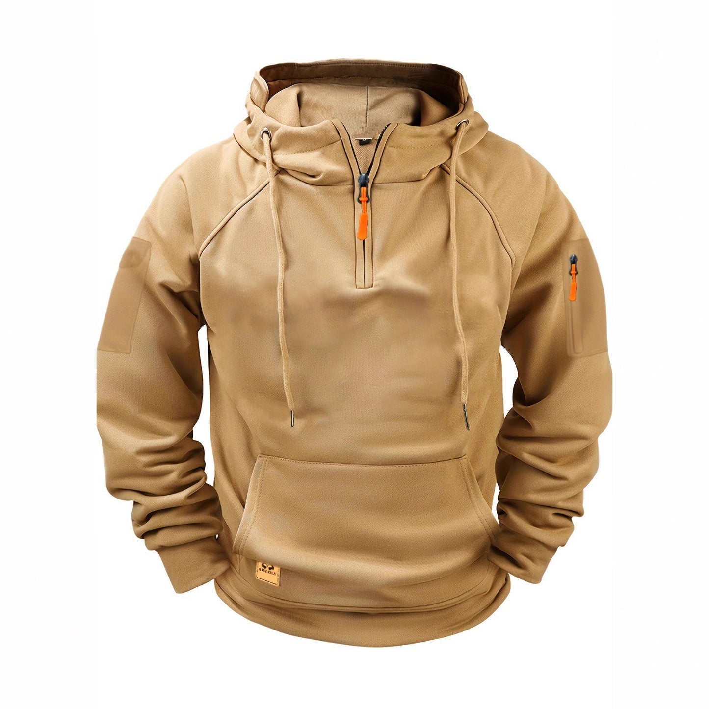 Herren Sportpullover Kapuzenpullover Mit Reißverschluss Taschen