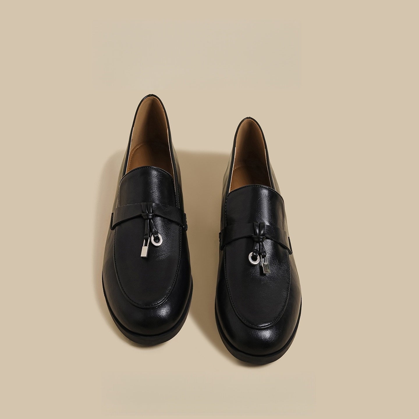 Damen Mokassins edel verziert Mode Schuhe Frauen
