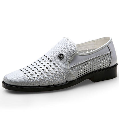 Herren Slipper Atmungsaktiv Handgewebt Bequem