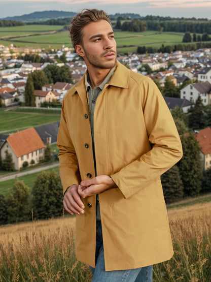 Herren Wetterjacke Übergangsjacke Wasserdicht mit Taschen