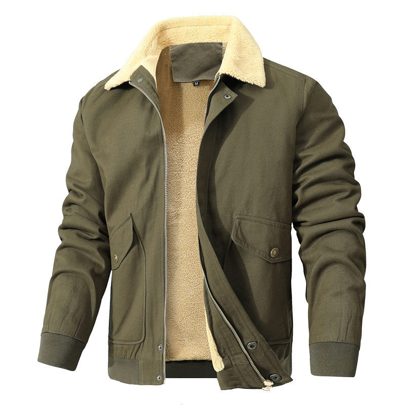 Herren Winterjacke Warm Isoliert Vielseitig