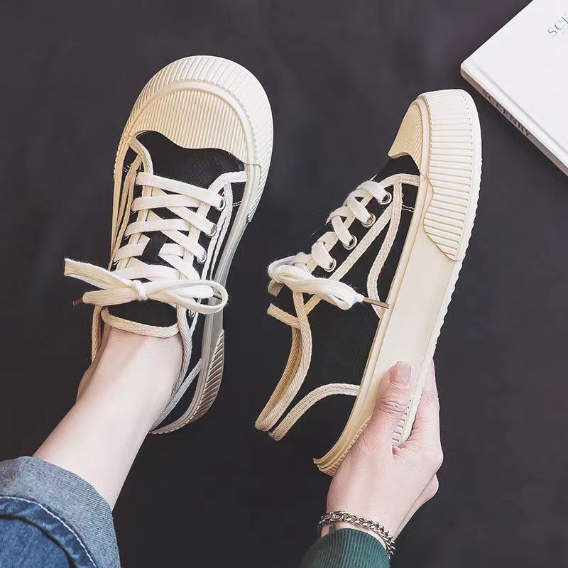 Damen Sneaker Retro Sportlich Canvas Schuhe