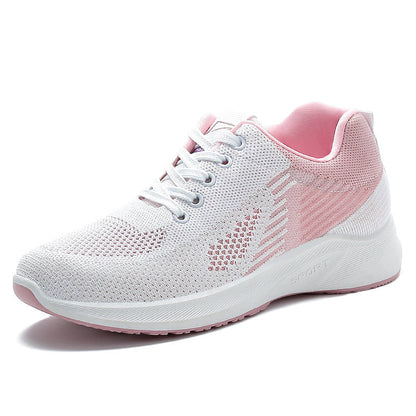 Damen Laufschuhe Leicht Atmungsaktiv Strickdesign Sportschuhe