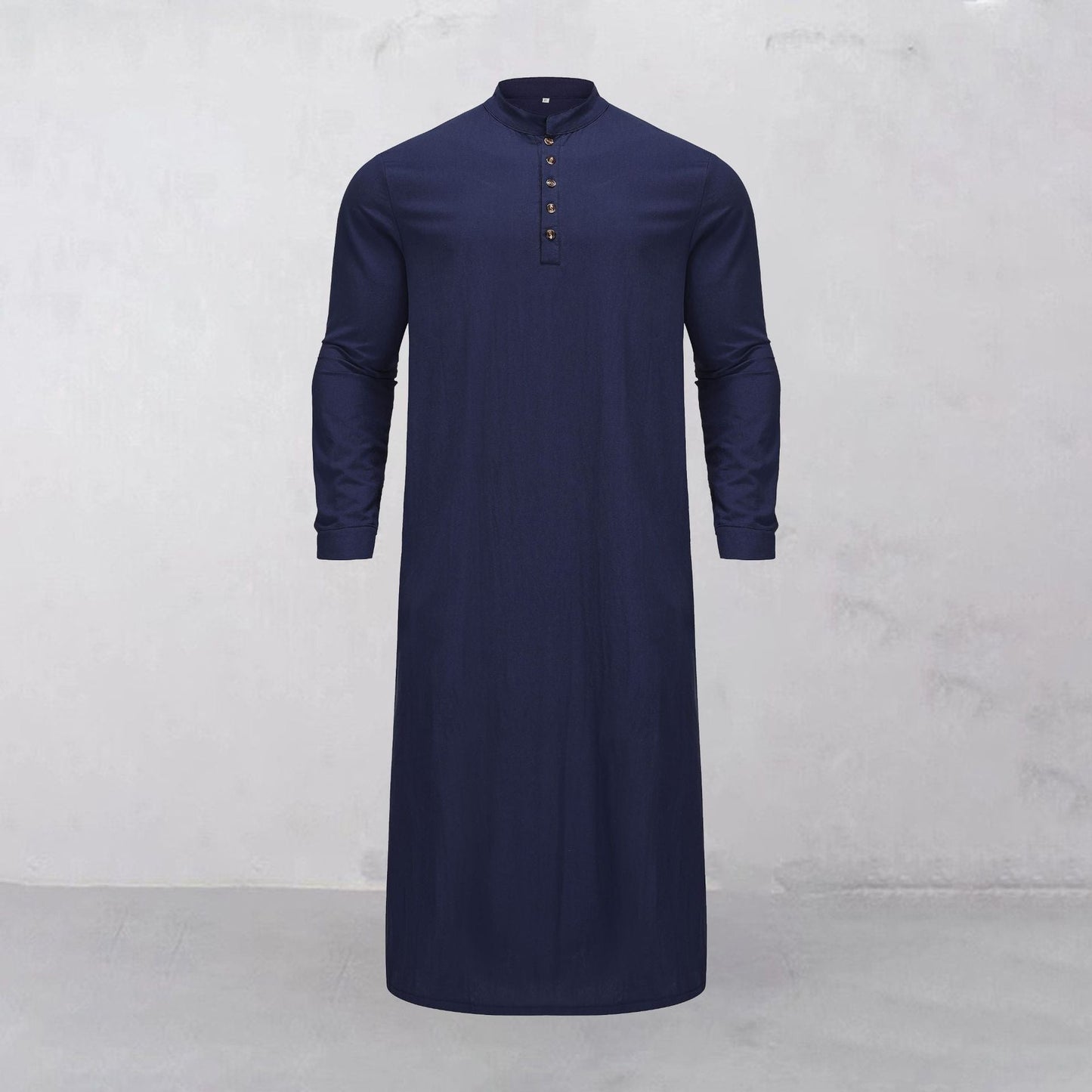 Herren Kaftan Langarm Modern mit Knöpfen