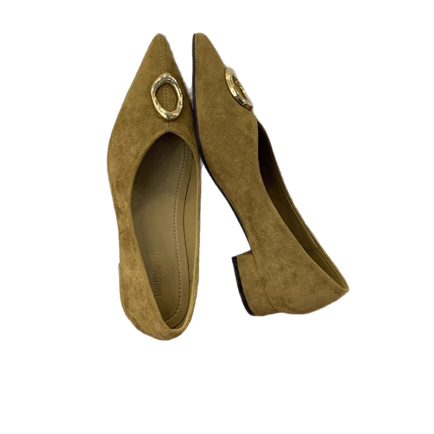 Damen Pumps Spitze Elegante Schuhe mit Metall Detail