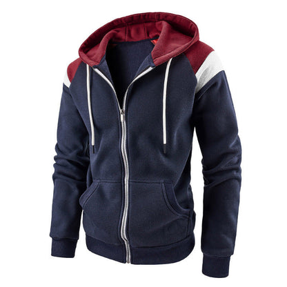 Herren Hoodie Sportlich Farbblock Modern