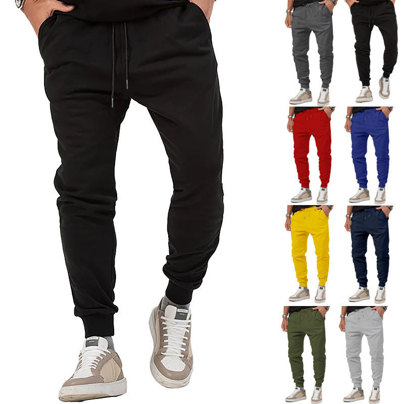 Herren Jogginghose Sportlich Elastisch Mit Kordelzug - BerlinGlamour