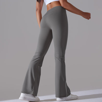 Fitnesshose Damengröße mit Hochem Bund Formende Leggings