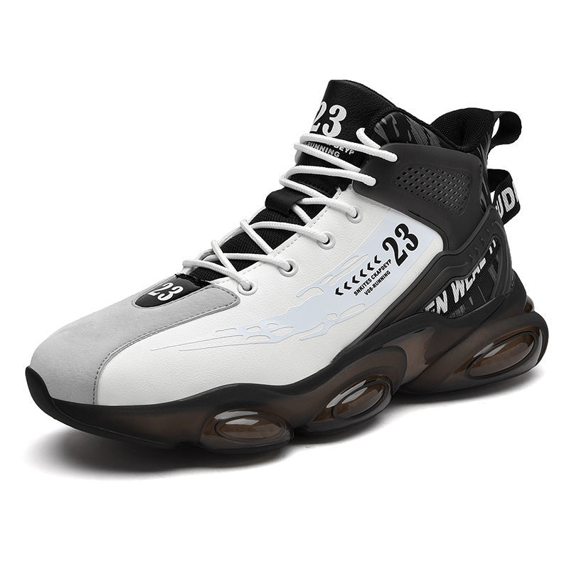 Damen Sport Sneaker Laufschuhe mit Dämpfung Weiss Schwarz