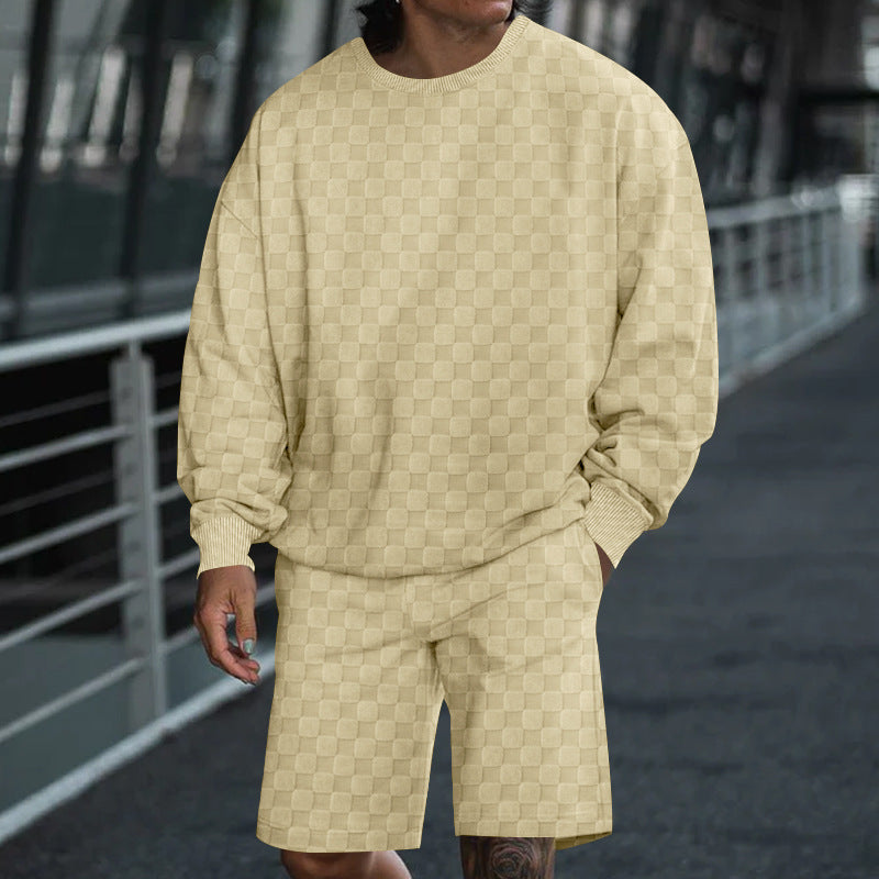 Herren Sportset Sweatshirt und Shorts Bequem