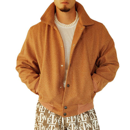 Herren Casual-Jacke Modern Knopfleiste Trendig