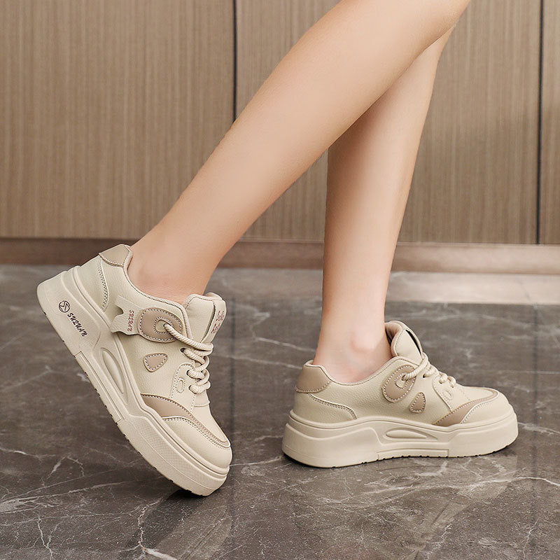 Damen Sneaker Bequem Chunky Sportschuhe Modern