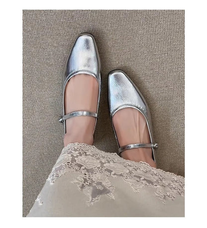 Damen Ballerinas Elegante Schuhe Glitzer
