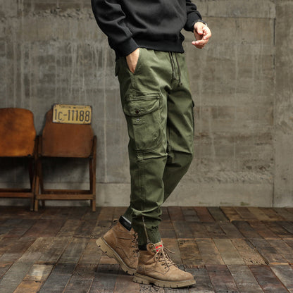 Herren Cargo-Hose Elastisch Multifunktional Taschen