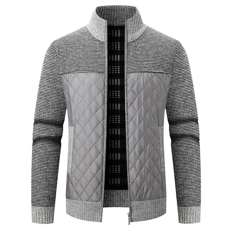 Herren Übergangsjacke Modern Strukturiert Isoliert