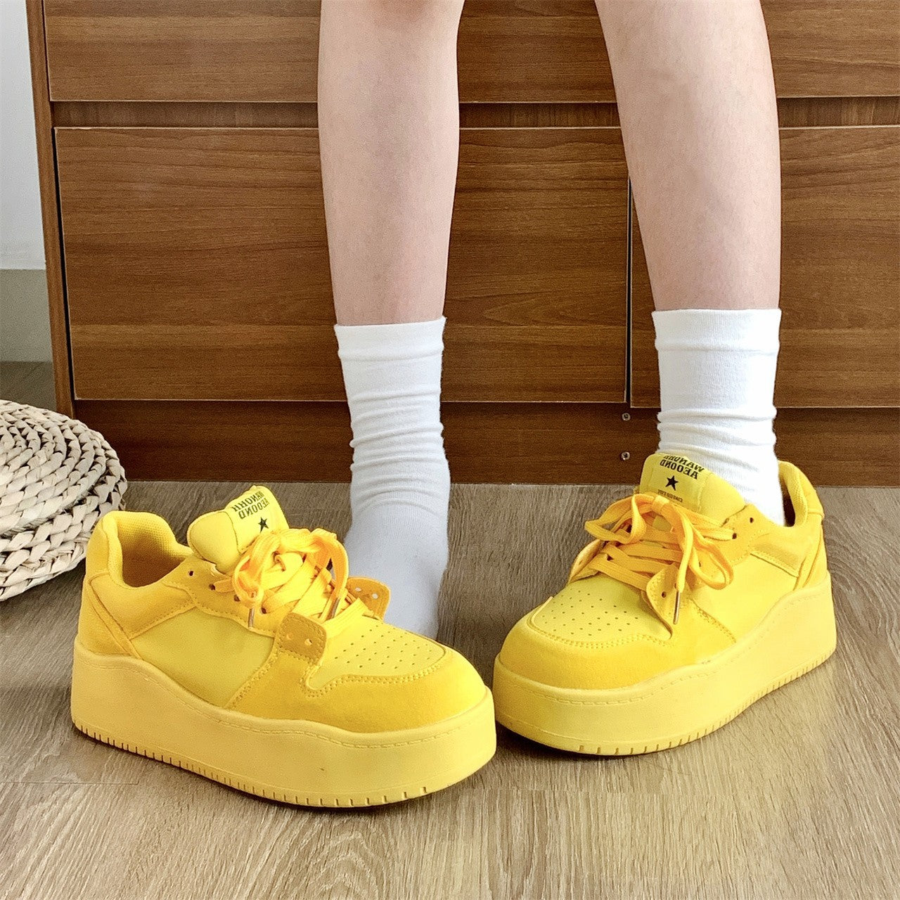 Damen Plateauschuhe Hochzeitssneaker Modisch