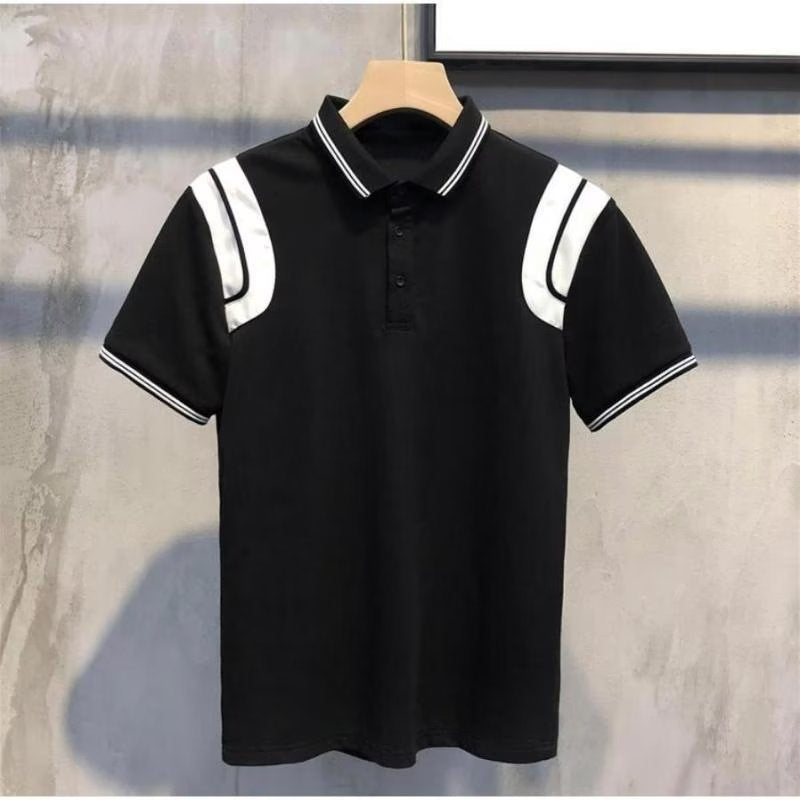 Herren Poloshirt Hochwertig Baumwolle Modern