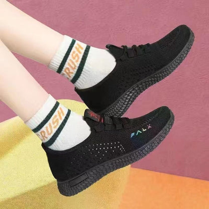 Damen Sneaker Atmungsaktiv Bequem Freizeitschuhe