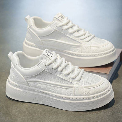 Damen Sneaker Platform atmungsaktiv flexibel