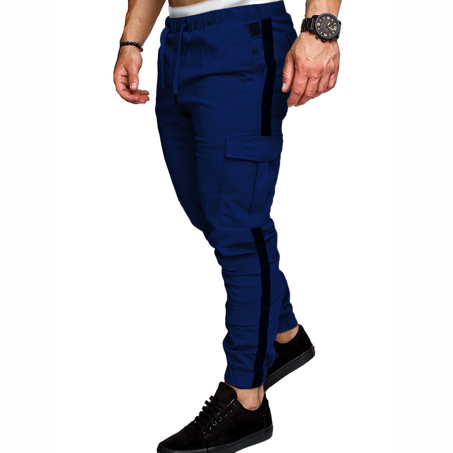 Herren Cargo-Hose Bequem Verstellbar Mit Vielen Taschen