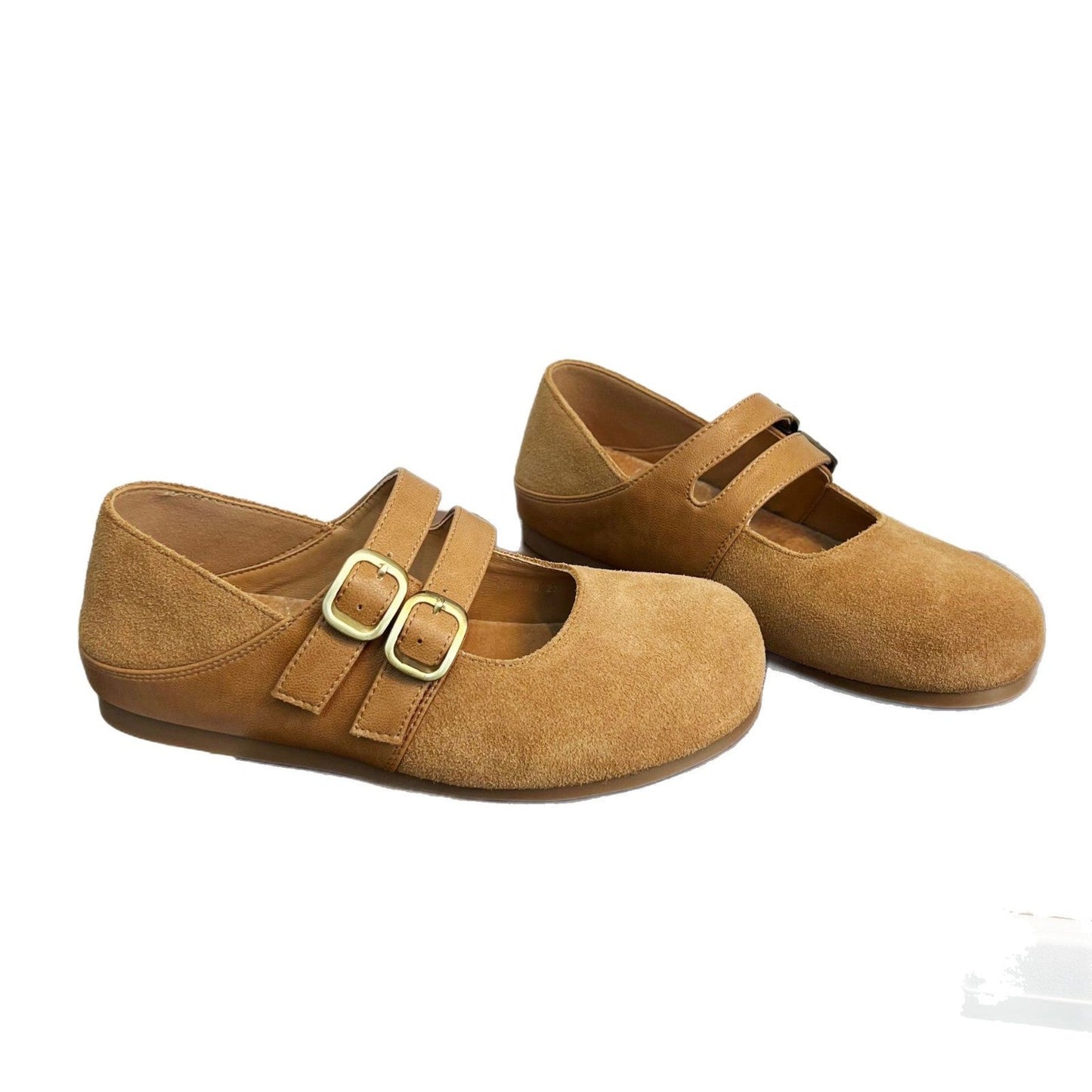 Damen Ballerinas Komfortabel mit Schnalle Elegant