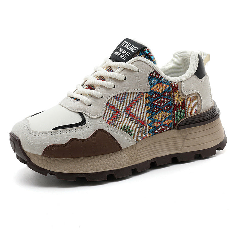 Damen Sneaker Sportlich Mesh Atmungsaktiv Tribal