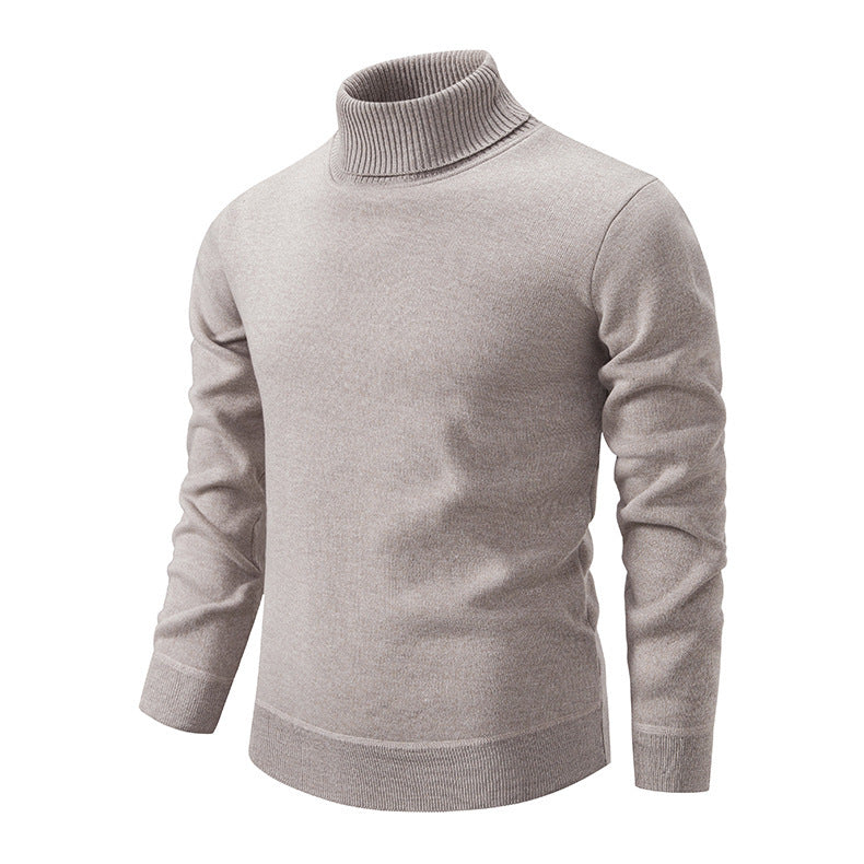 Herren Rollkragenpullover Weich Strickig Modern Berlin