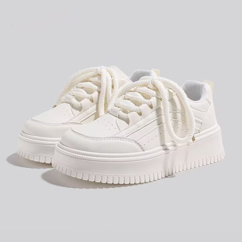 Damen Sneaker Plattform atmungsaktiv Modern Sportlich
