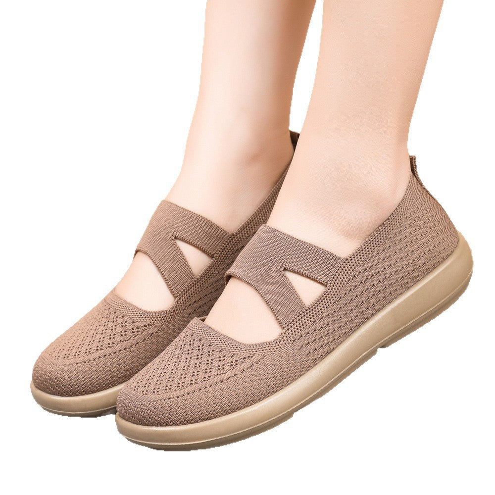Damen Schuhe Slip-On Bequem Elastisch Komfort