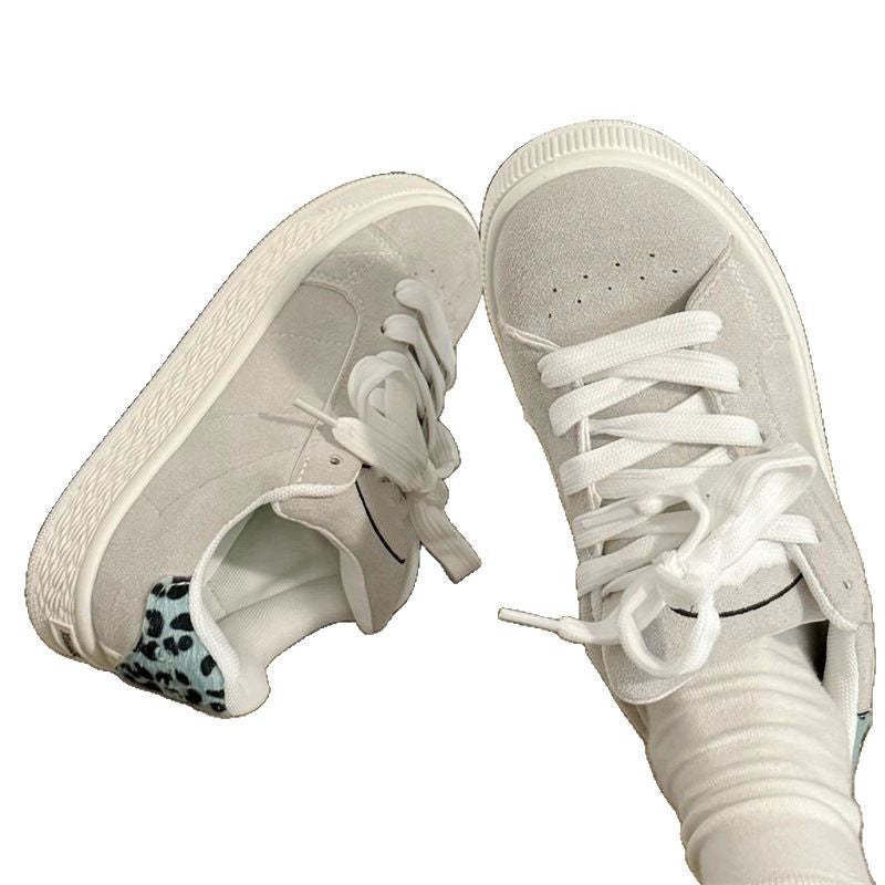 Damen Sneaker Weich Wildleder Bequem Modern