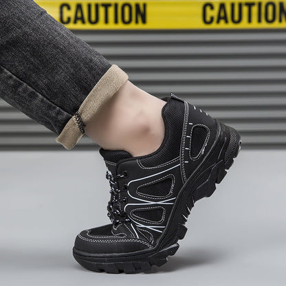 Damen Outdoor-Sneaker Atmungsaktiv Rutschfest Schwarz